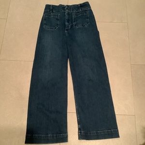 Anthropologie Pilcro Wide Leg Jeans size 28